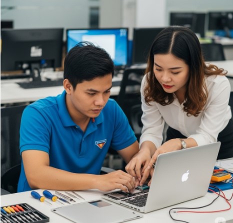 Màn hình laptop bị sọc, nhấp nháy? Hướng dẫn tự sửa đơn giản