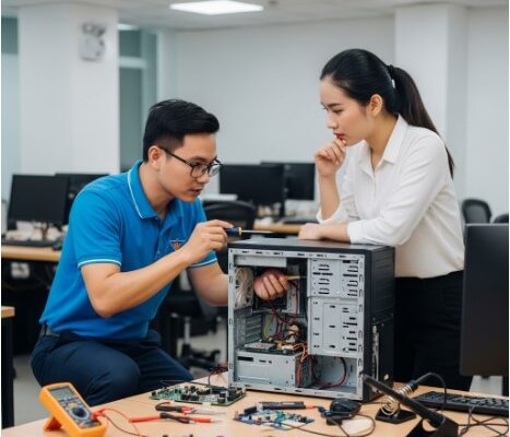 Màn hình máy tính bị sọc, nhấp nháy? Hướng dẫn tự sửa đơn giản